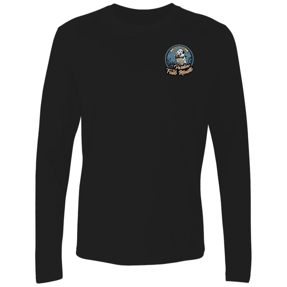 Pardon The Fowl Mouth™ Setter :: Mens LS Tshirt :: Fowl Language™